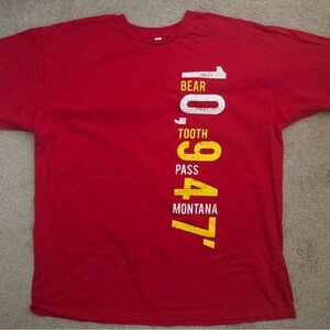 Red Montana Graphic T-Shirt